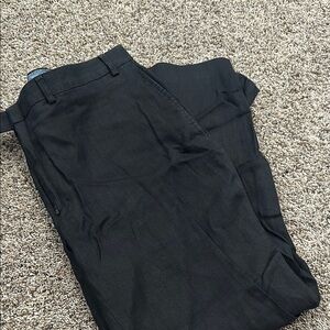 Ralph Lauren Black Linen Pants 38x30